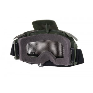 Tactical goggles with hood - Olive (Ultimate Tactical)
